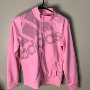 Pink zip up